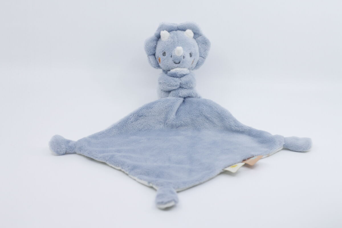  - peluche dinosaure avec bleu 25 cm 